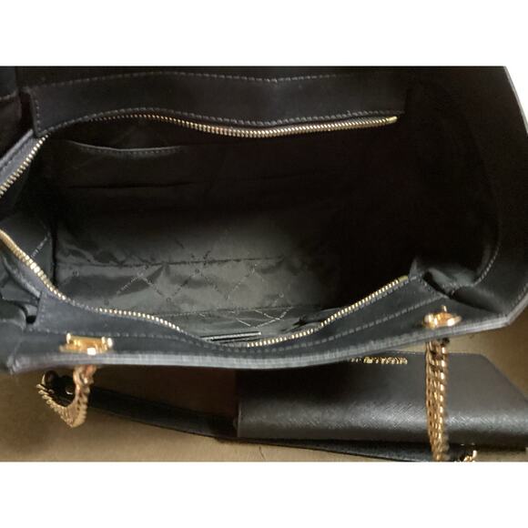 Michael Kors Large Jet Set Chain Tote and Matching Wallet Set Saffiano Leather - Picture 4 of 11